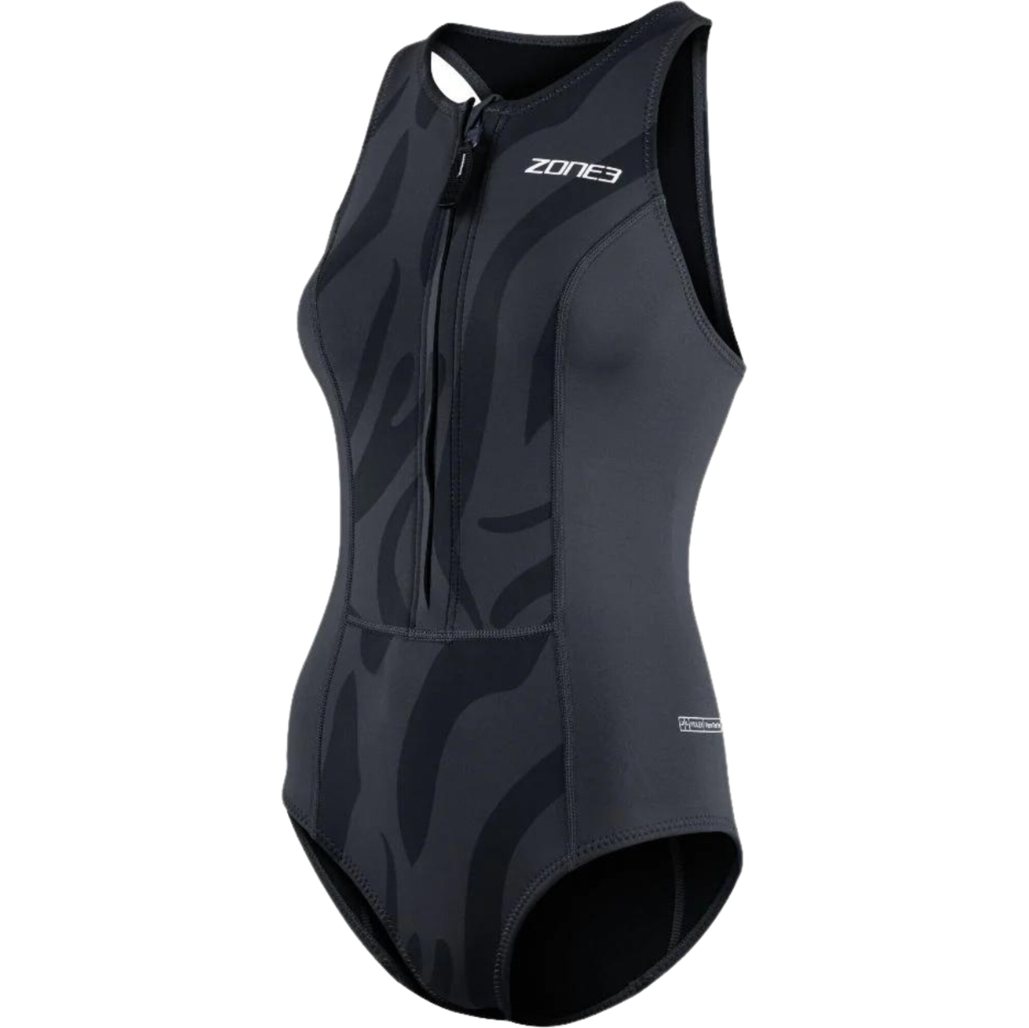 2024 Zone3 Womens Yulex Sleeveless Swimsuit NA24WYSS101 Black